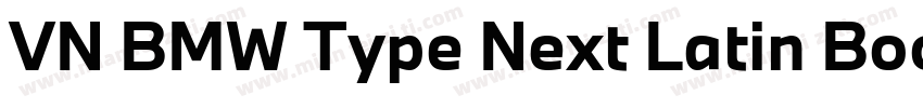 VN BMW Type Next Latin Book字体转换
